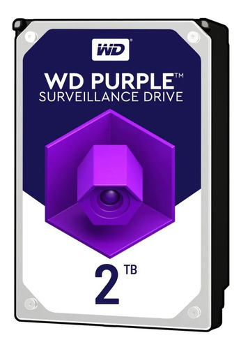 Disco Duro Wd Purple 2tb Para Videovigilancia Wd22purz