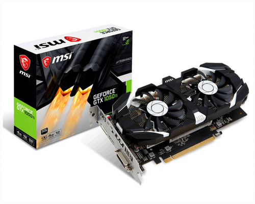 Imagen 1 de 6 de Placa De Video Msi Gtx 1050ti 4gb Oc Nvidia Geforce