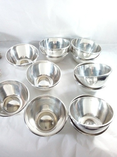 Conjunto Bowl Lavandas Em Prata 90 Fracalanza Antigas C16 (Usado)
