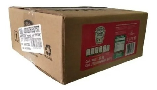 220 Sobres De Salsa Catsup Heinz 9 G C/u6