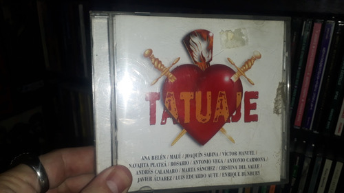 Tatuaje / Varios Calamaro Sabina Bunbury Aute Ana Belén Cd (Usado)