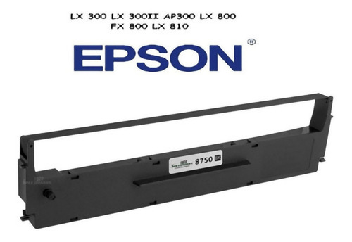 Pack 4 Cinta Compatible Epson 8750 Lx300 Lx300 Fx 880 Ap300