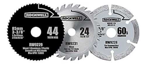 Rockwell Rw9232k Versacut Set De Hoja De Sierra Circular De