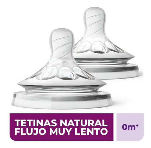 Imagen 2 de 4 de Tetinas Natural Para Mamaderas Avent By 0+/ 1+/ 3+/ 6+