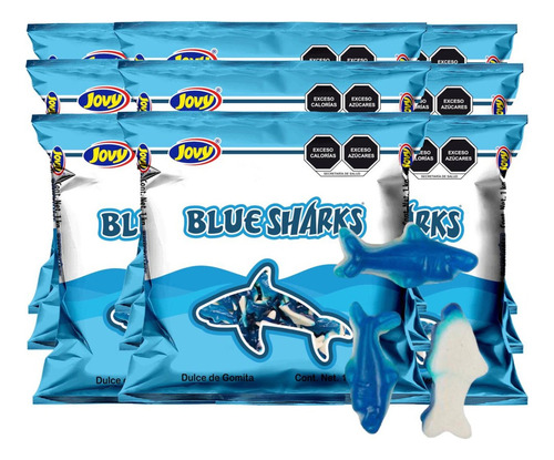 Gomitas Tiburón Mora Azul 2kg Jovy E