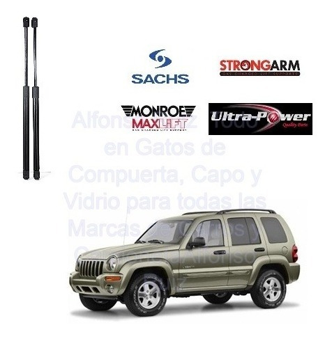 Amortiguador Compuerta Y Vidrio Para Jeep Cherokee Liberty