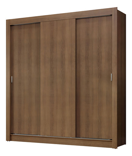 Guarda-roupa Casal 3 Portas De Correr Nobre Madesa Cor Rustic