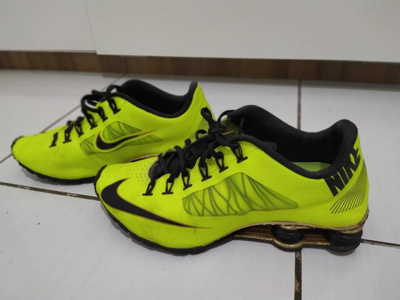 nike shox verde limão nike shox verde limão