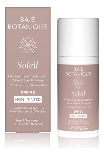 Baie Botanique Soleil - Protector Solar Facial Organico Spf