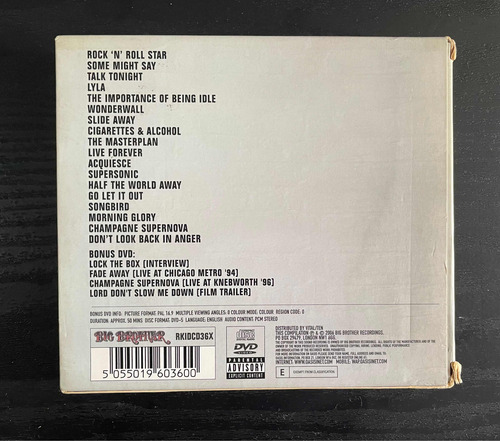 Oasis Stop The Clocks 2 Cd 1 Dvd/liam Gallaguer Beady Eye (Usado)