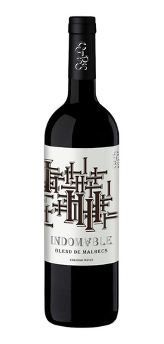 Imagen 1 de 10 de Vino Indomable Blend De Malbec 750ml. Cosecha 2021 Premiado