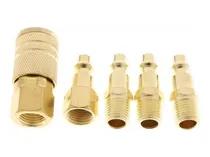 Comprar Set 5 Piezas Acoples Rapido Kit Completo Para Compresor 1\u002F4 