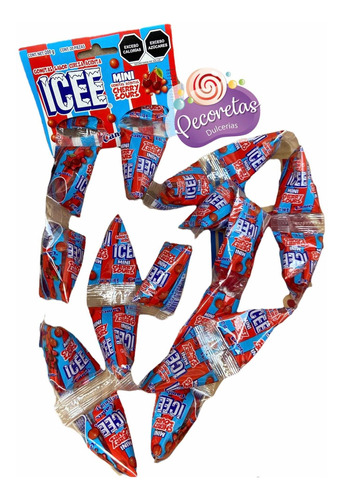 Gomitas Ice En Tira 200g Sabor Cereza