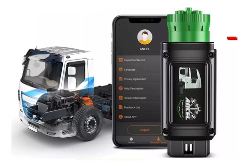 Ancel Hd110 Escaner Diesel Camión Herramienta De Diagnóstico