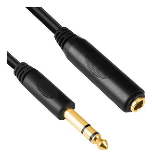 Devinal Cable De Extensin De Auriculares Estreo De 0.250in D