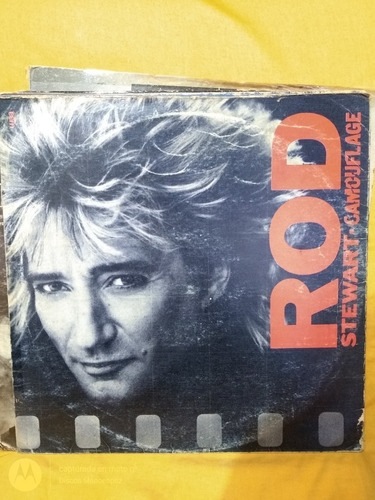 Vinilo Rod Stewart Camouflage Si3