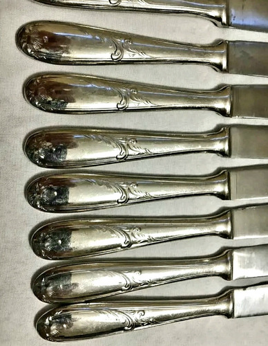 Cuchillos Estilo Francés De Postre Hojas De Acero Aleman C29 (Usado)