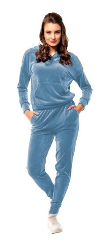 Imagen 6 de 6 de Pijama De Mujer Plush Supersoft Con Trama Lunares Art - 5610