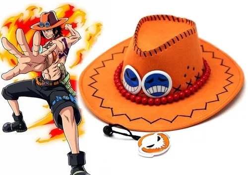 Chapéu Portgas-d-ace One Piece Pronta Entrega