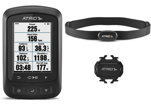 Imagem 1 de 6 de Gps Atrio Titanium Bi155 Bluetooth Sensores + Cinta + Mapas