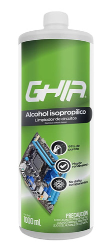 Alcohol Isopropilico Envase De 1 Lt Ghia