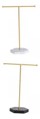 2x Soporte De Joyería Pendientes En Forma De T Base De