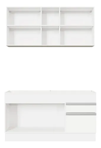 Armario De Cocina Compacta 150cm Glamy Madesa 02
