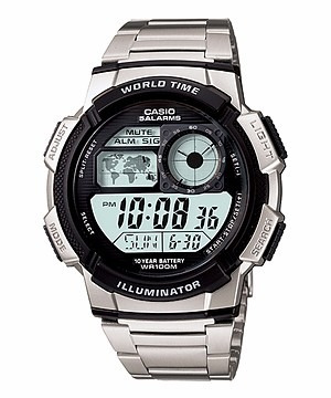 Reloj Casio Ae-1000wd 1av Sumergible 100m Cron Día Del Padre