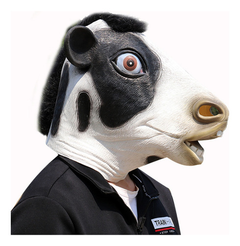 Máscara De Vaca, Máscara De Látex, Máscara De Mascarada, Dis
