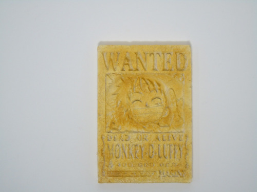 Luffy Wanted Poster 3d 7,6cm