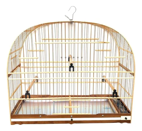 comprar Gaiola Voador Oval Trinca Ferro Pixarro Sabia Passaro Preto