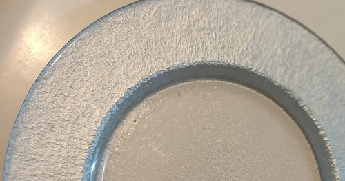 Platos De Fondo O Servir De Vidrio Decorativos Monna (Usado)