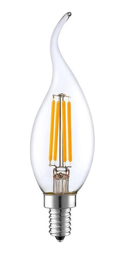 Lámpara Velita Viento Filamento Led E14 4w Cálida Yarlux Dim