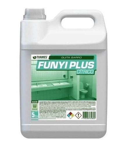 Desincrustante Anti Sarro Funyi Plus Citrico 5lts Thames