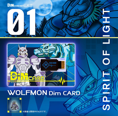Kit 3 Dim Card Wolfmon Blitzmon Lowemon Bandai Digimon