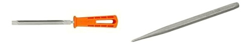 Truper Ltp-6m, Lima Triangulo Pesado 6 Con Mango, Para