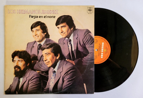 Los Hermanos Jimenez Fiesta En El Norte Vinilo Lp 84 Folklor