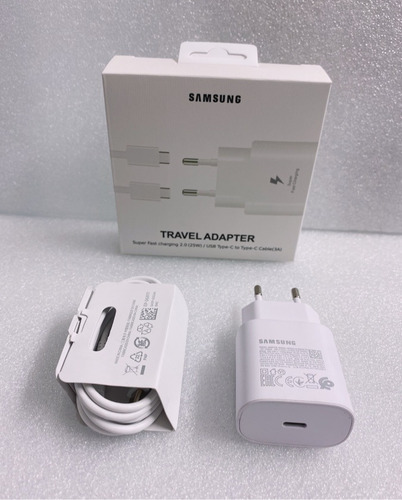Imagem 3 de 3 de Carregador Original Samsung 25w Turbo S20 S21 Plus Ultra Nfe