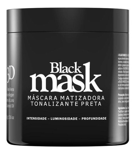 Mascara Matizador Preta (black Mask 3d Lusty Professional)