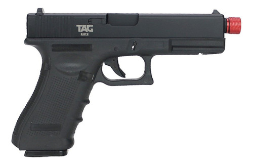 Pistola Airsoft Tag G17 Raven Metal/polimero 6mm Blowback