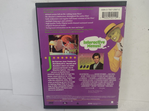 Dvd Jim Carrey The Mark From Zero To Hero . O Máscara (Usado)