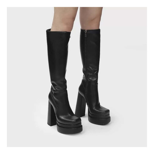 Botas E 3r8e Para Mujer, Tacones Altos, Hasta La Rodilla, Ta