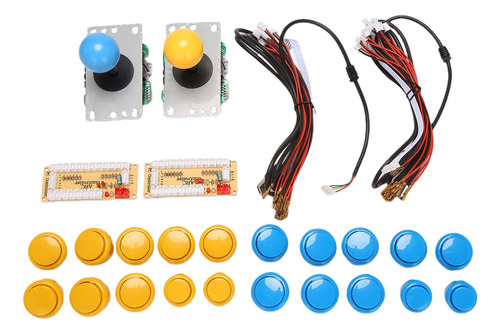 Juego De Tablero Con Chip Usb Arcade Rocker Diy Adecuado Par