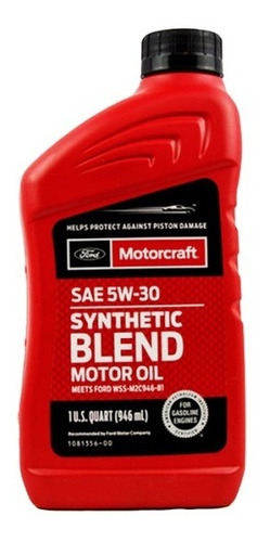 Aceite Motor 5w30 Ford Motorcraft 946 Ml