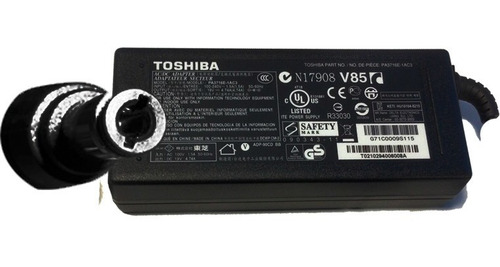 Cargador De Laptop Toshiba 19v 4.74a Punta Negra