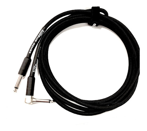 Cabo P10 / P10 L 90º Tecido Santo Angelo -- 3m -- Kit C/ 2