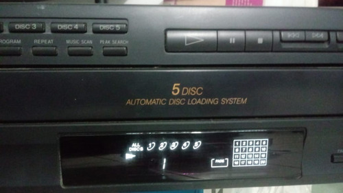 Toca Cd Sony Carrossel 5 Discos Cdp-c505m( No Estado )