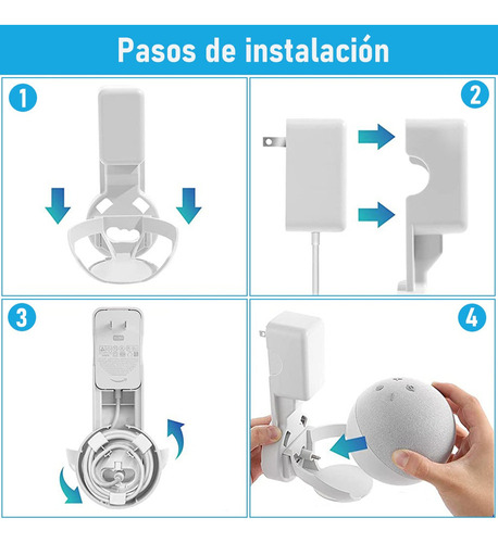 Soporte De Pared Alexa Echo Dot Bocina 5th Generación