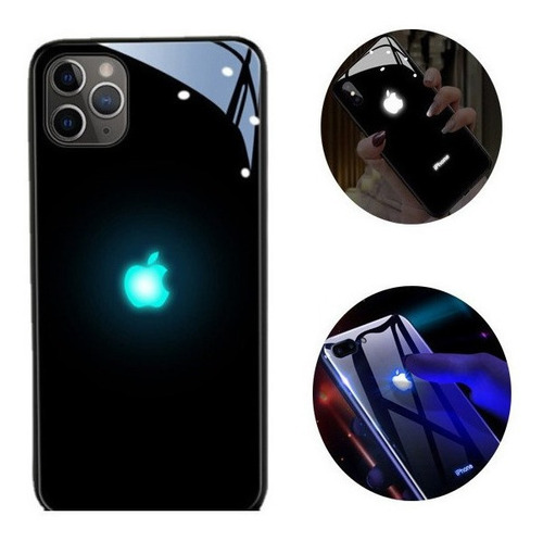 Funda De Teléfono Lujo Negra Para El Nuevo iPhone 11 O 12 13