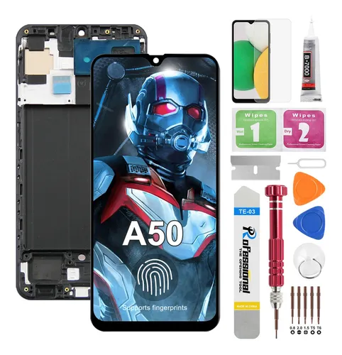 comprar Pantalla Para Samsung A50 A30 Sm-a505 A305 Con Marco Amoled